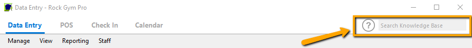 Search Knowledge Base" button highlighted